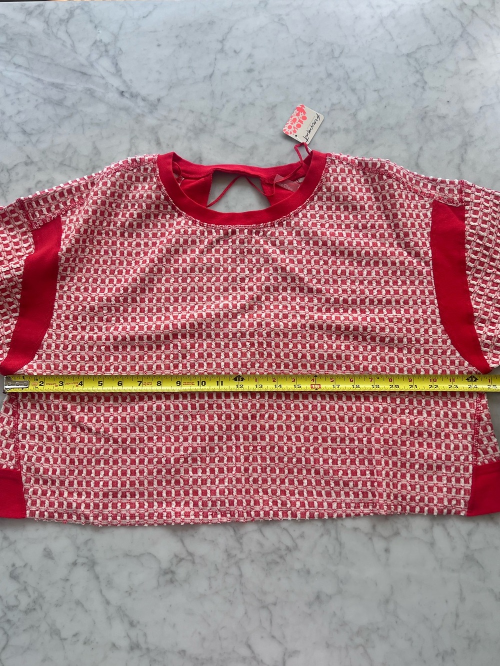 NWT FP Movement by Free People My Time Textured Layer Victory Red Size XS - Picture 8 of 16